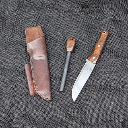 Classic Bushcraft knife and firesteel set